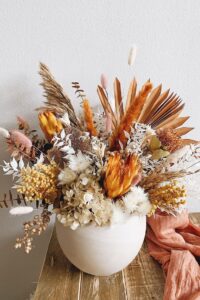 Dried Flower Centerpieces