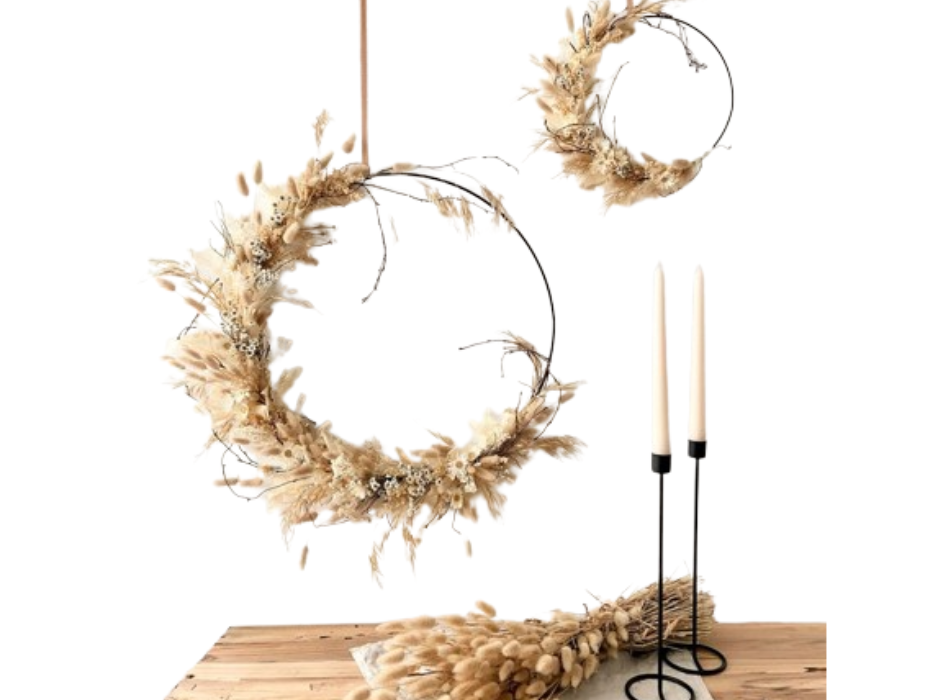 Dried Flower Wreath Decor