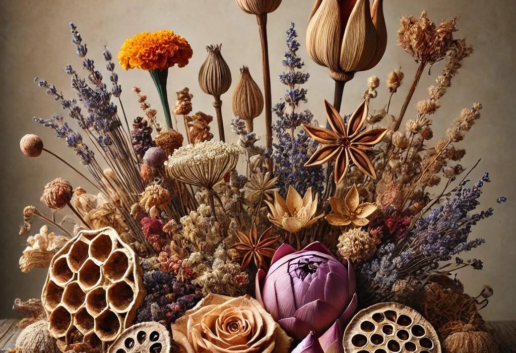 cultural significance of dried flowers