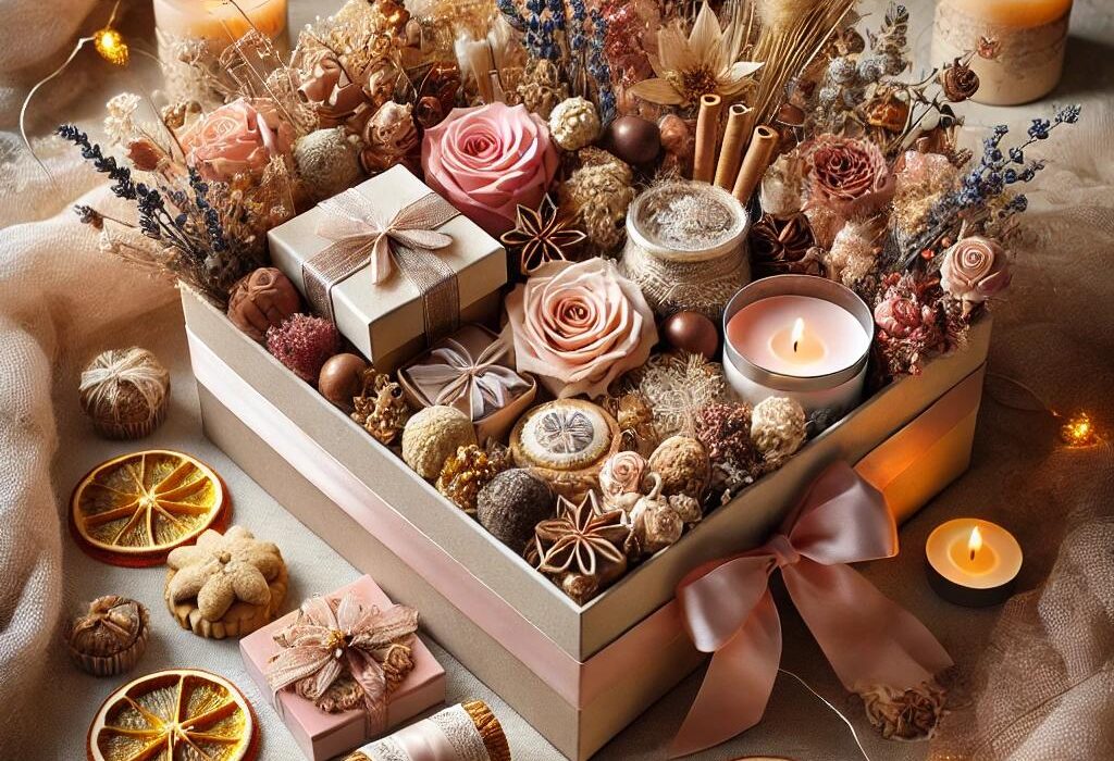 Christmas Gift Hampers from Dried Flowers-luxurious_gift_box