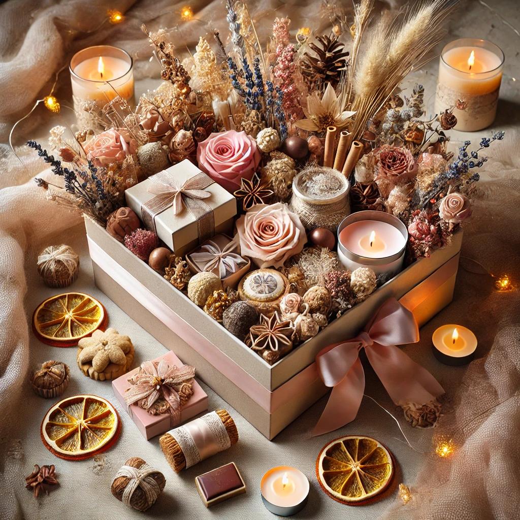 Christmas Gift Hampers from Dried Flowers-luxurious_gift_box