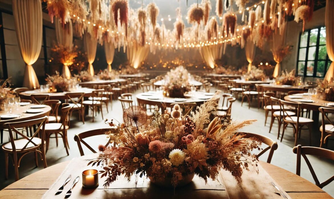 Event and Table Decor with Dried Flowers