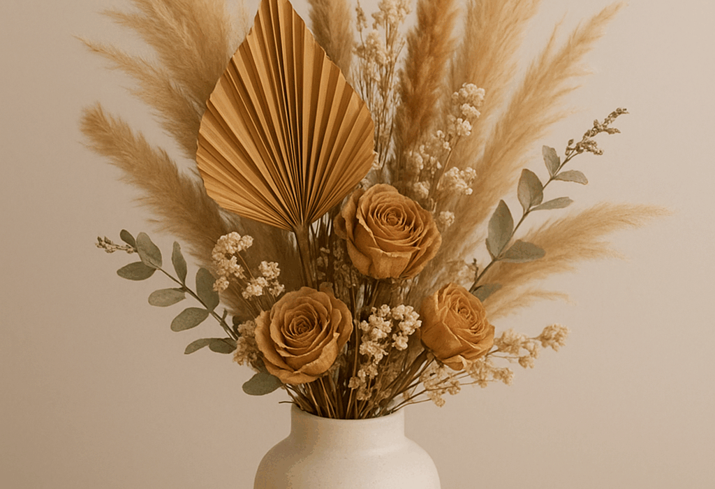 dried flower arrangements