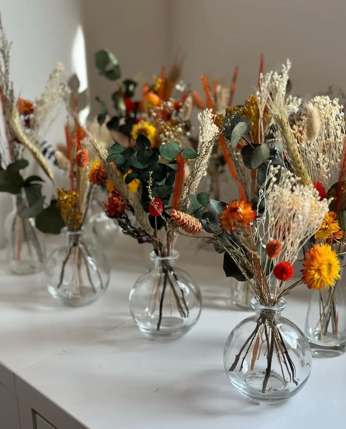 Dried Flowers for Sustainable Weddings