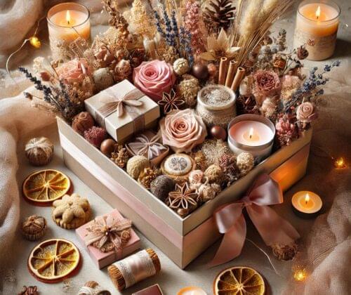 Christmas Hampers with Dried Flowers- A Luxe Gifting Guide
