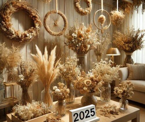 Dried Flower Ornaments- Transforming Decor Trends for 2025