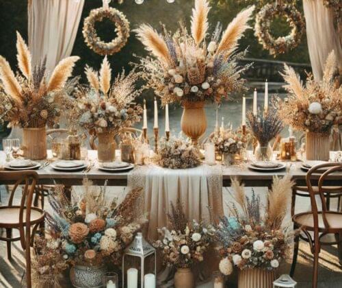 Sustainable Weddings with Dried Flowers – Elegant & Eco-Friendly Ideas