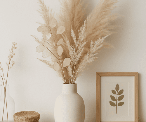 Home Decor with Dried Flowers-Timeless Beauty